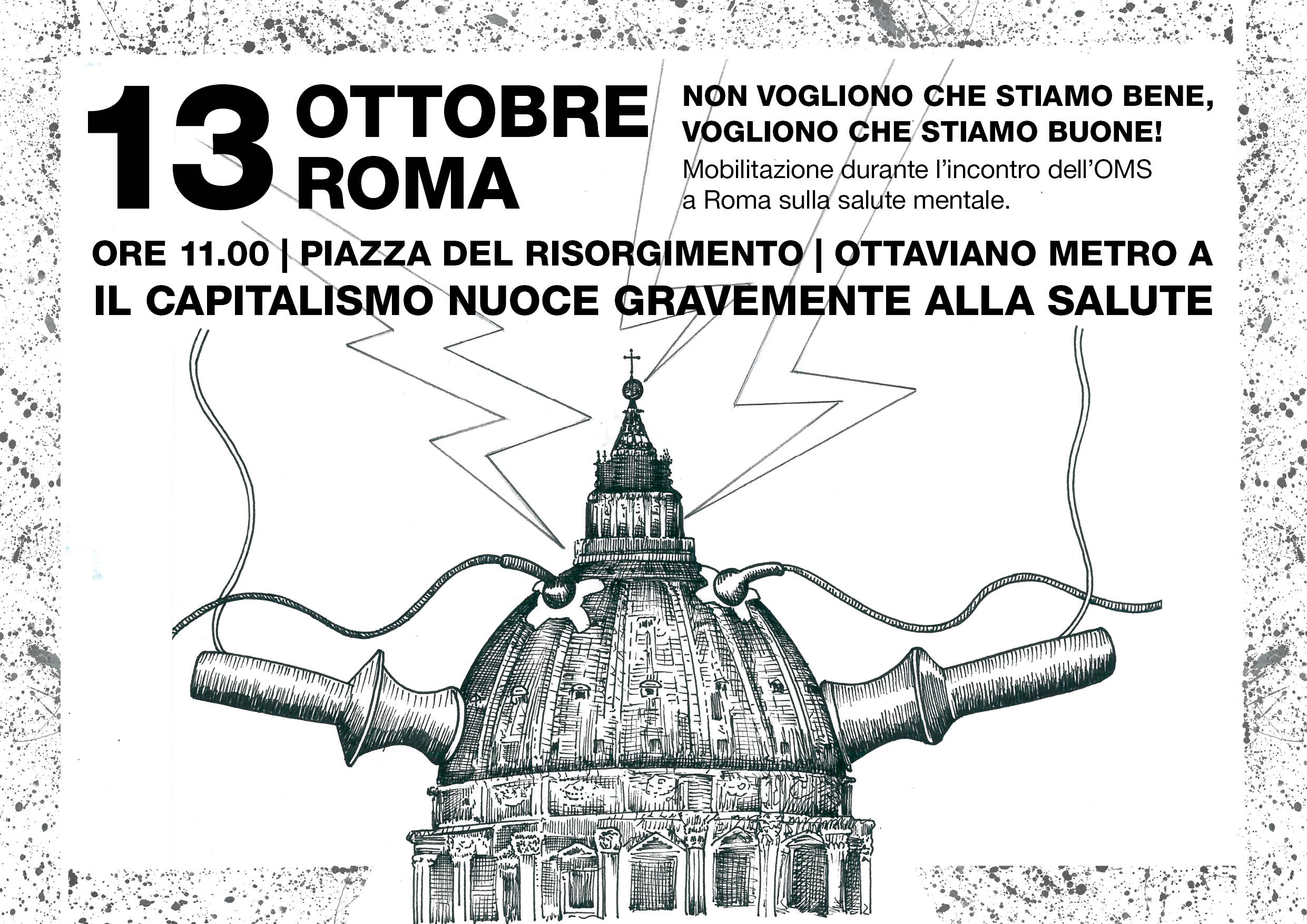 ROMA: IL CAPITALISMO NUOCE GRAVEMENTE ALLA SALUTE